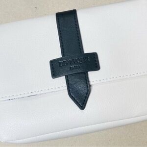 Diptyque Black and White Clutch/ Cosmetic Pouch